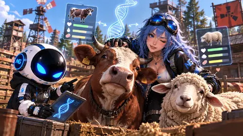 Guide de l'élevage du bétail dans Rust : meilleurs gènes de vache et de mouton